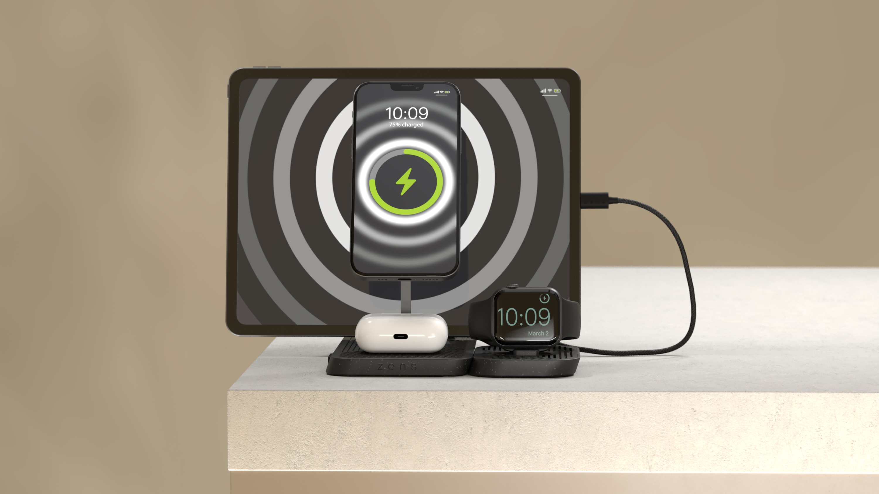 Zens 4-in-1 Modular Wireless Charger