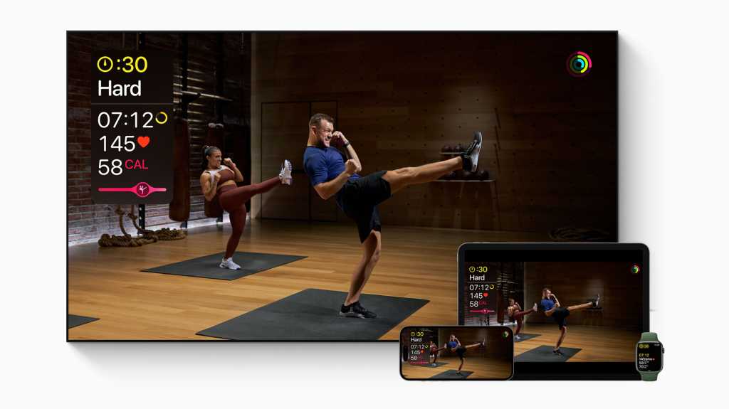 Apple Fitness kickboxing