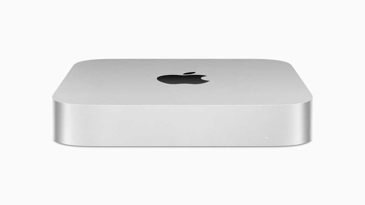 Apple Mac Mini 2023 - side view