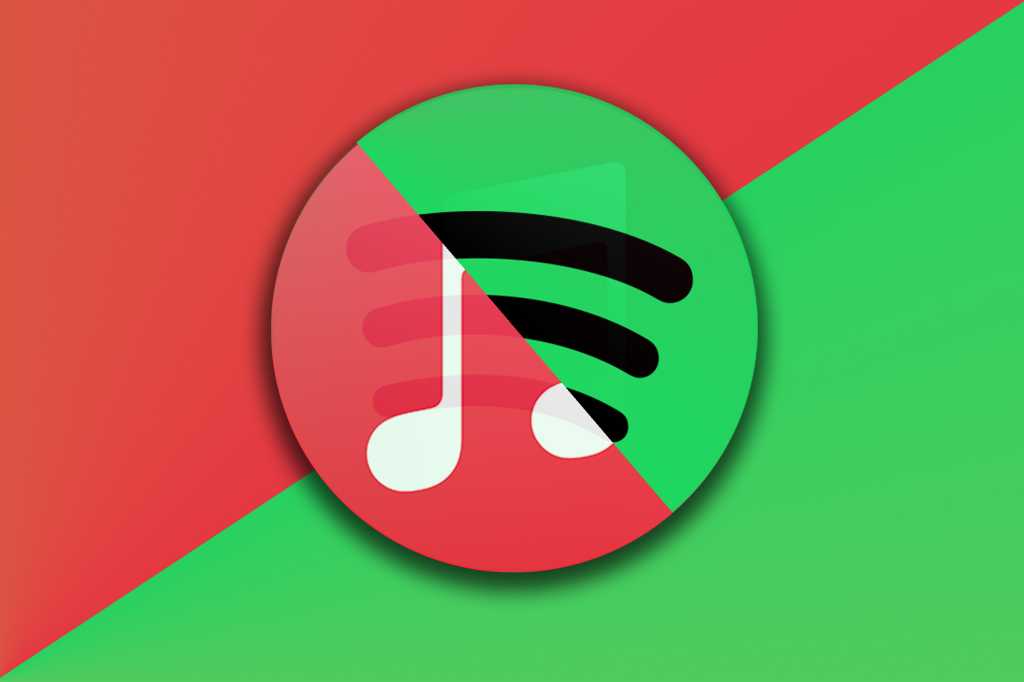 Apple Music vs Spotify graphic