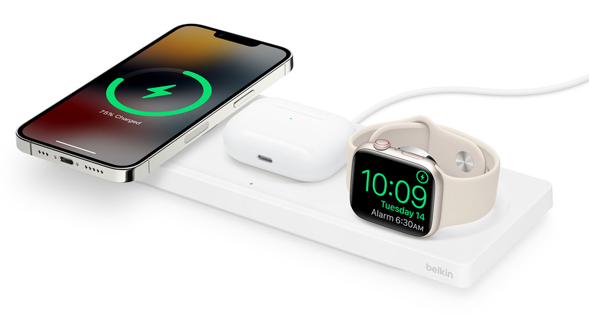 Belkin Boost Up Charge Pro Wireless Charging Pad – Best 3-in-1 Apple Watch pad
