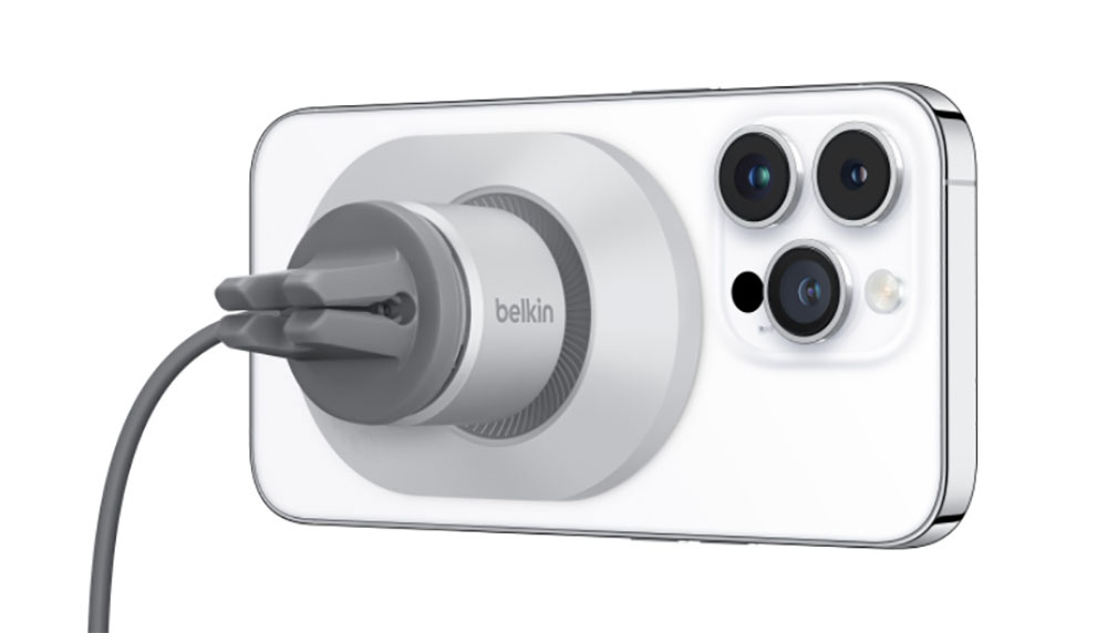 Belkin Boost Charge Pro Wireless Car Charger with MagSafe – Best MagSafe Car Charger