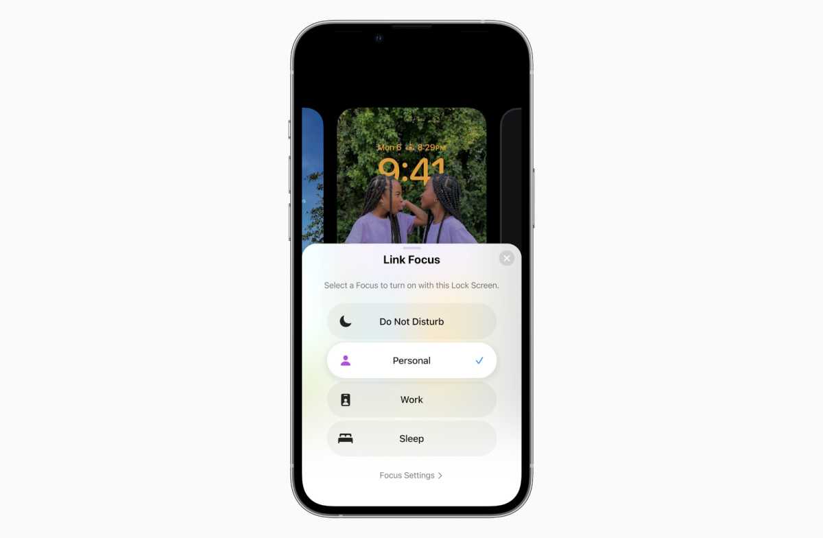 iOS 16: Link Focus to a Lock Screen