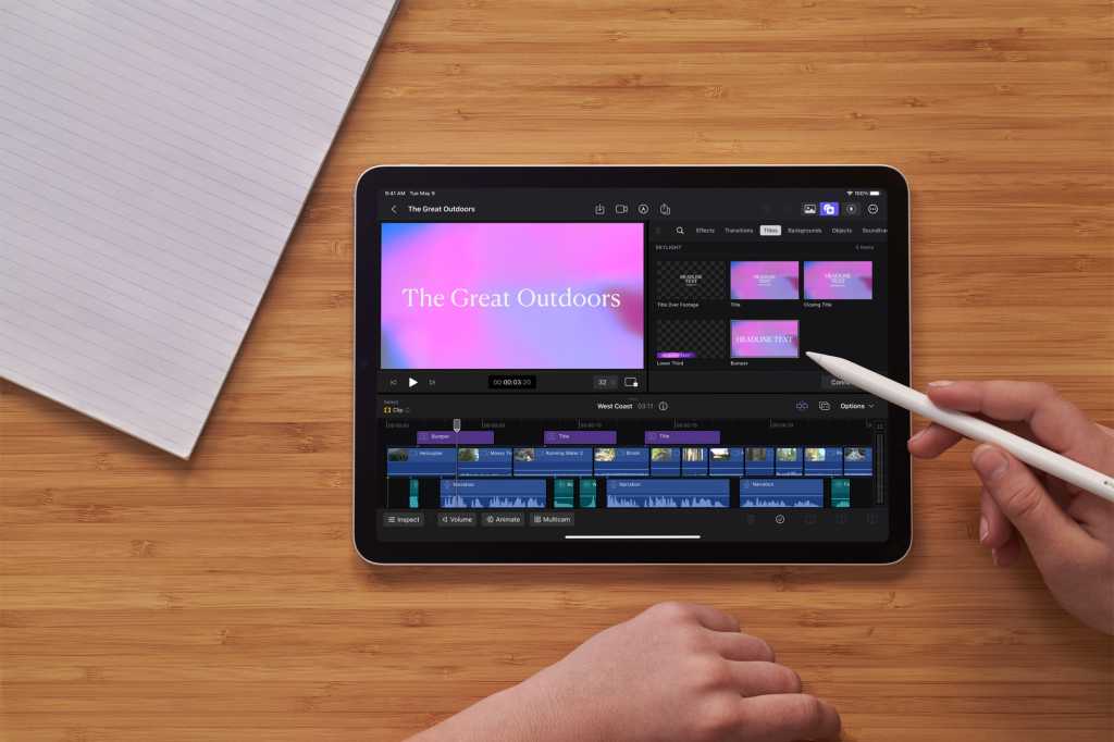 Final Cut Pro for the iPad