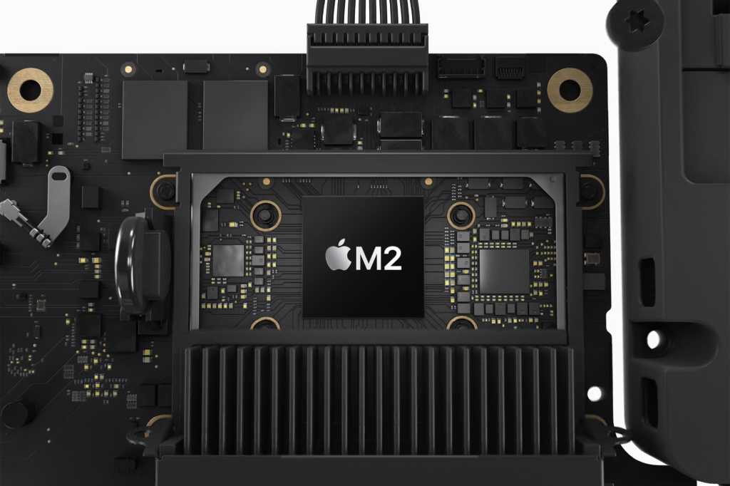 M2 chip inside a Mac min