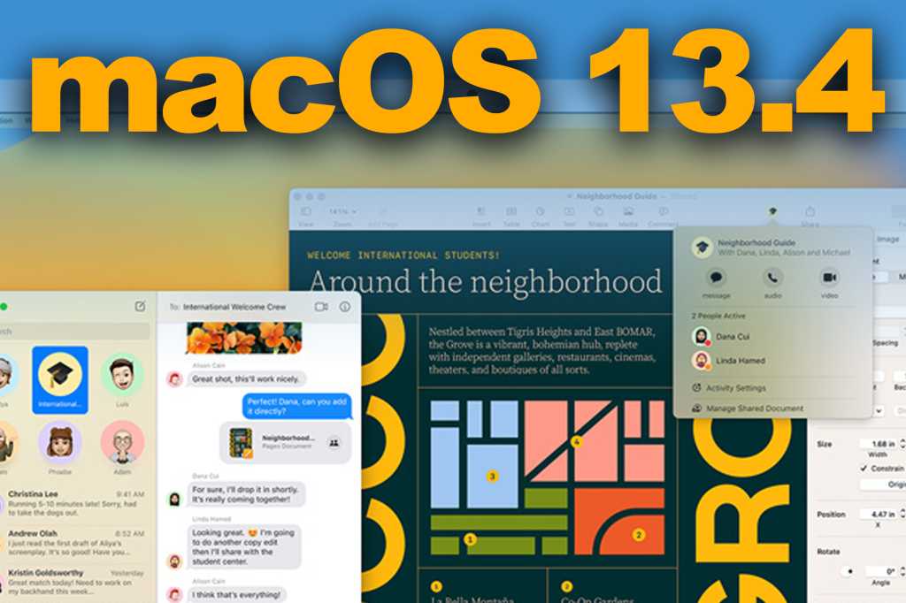 macOS Ventura 13.4 graphic