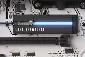These gorgeous lightsaber NVMe SSDs make me sad for the Mac Pro