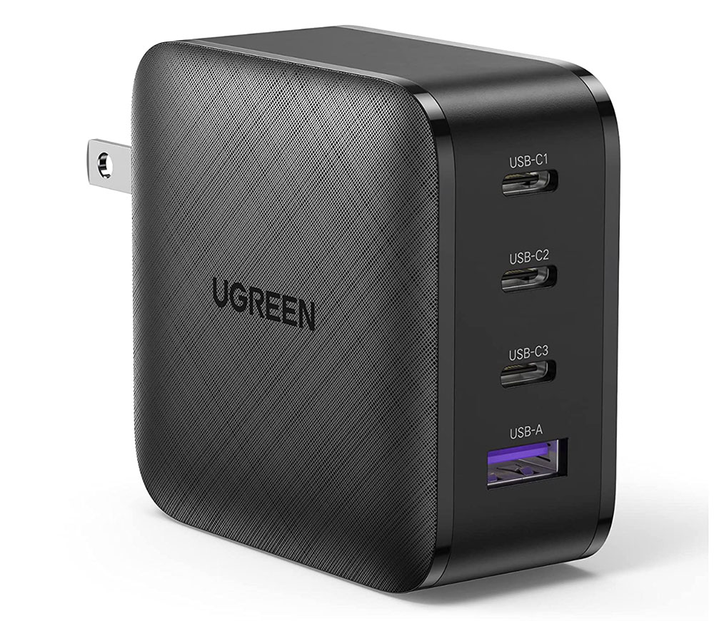 UGreen 65W 3C1A – Best 4-Port 65W USB-C wall charger
