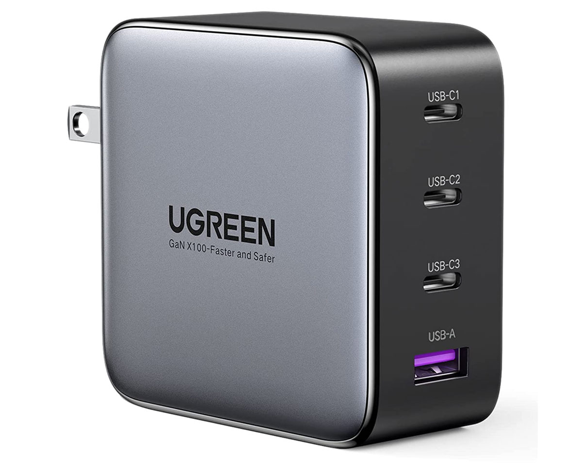 UGreen Nexode 100W – Best 4-port 100W USB-C wall charger
