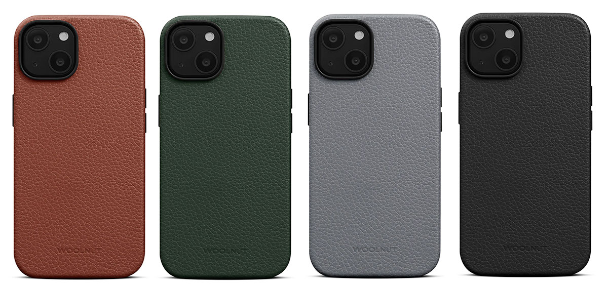 Leather Case: Woolnut Leather Case for iPhone 14
