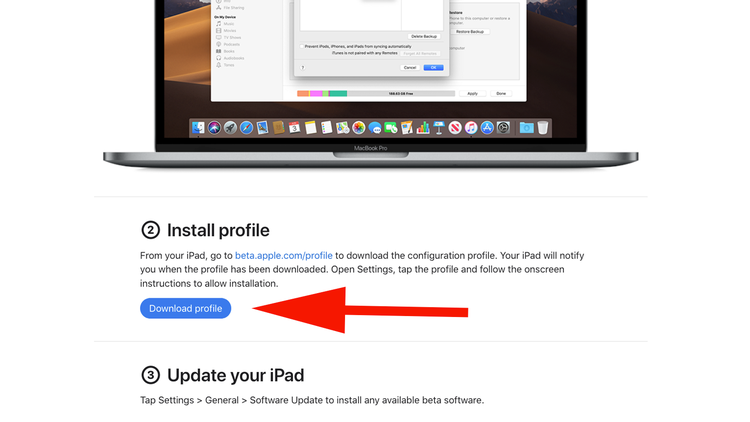 How to join Apple beta software progam: Downloading profiles