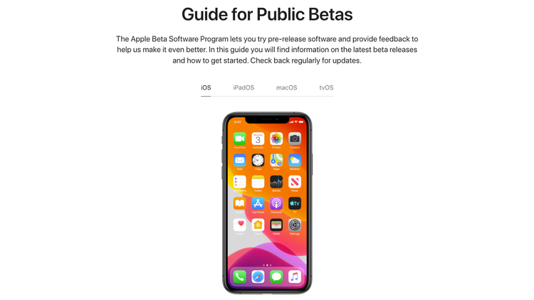 How to join the Apple beta software program: Public Guides